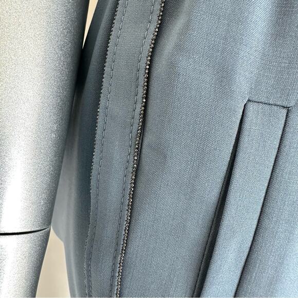 Brunello Cucinelli women navy wool pants size 6 US Retail 2250$ - Picture 3 of 15